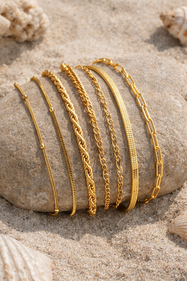 Hannah - Bracelet-Set | Gold