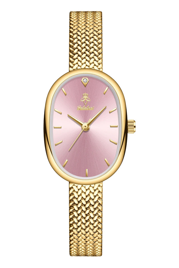 Riley – soft pink elegance in gold